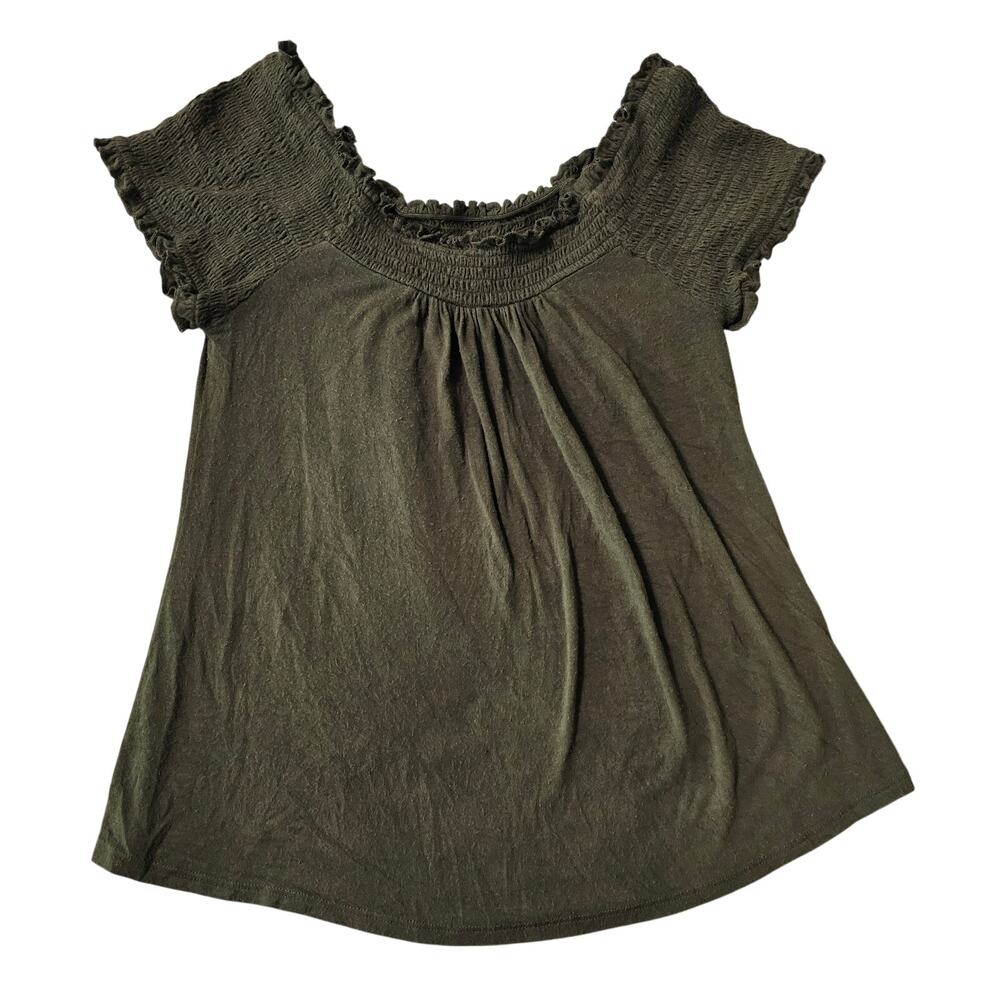 No Boundaries Size S (3-5) Olive green top